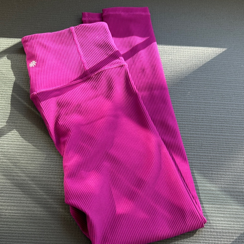 Athleta Ribbed Leggings size small